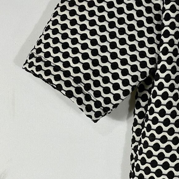 Ruby Rd. Black and White Pattern Blouse - Picture 6 of 8